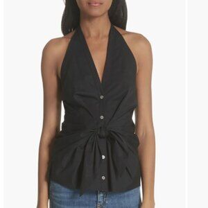 Vea Stretch Cotton Halter Top